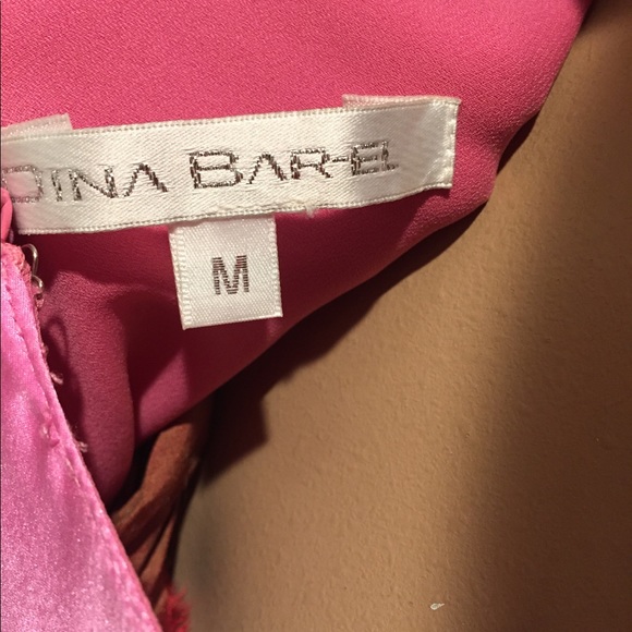 DINA BAR-EL Bright pink gown wedding prom - Picture 5 of 6